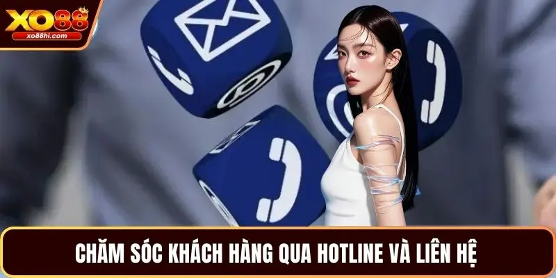 Chăm sóc khách hàng  qua hotline và liên hệ 