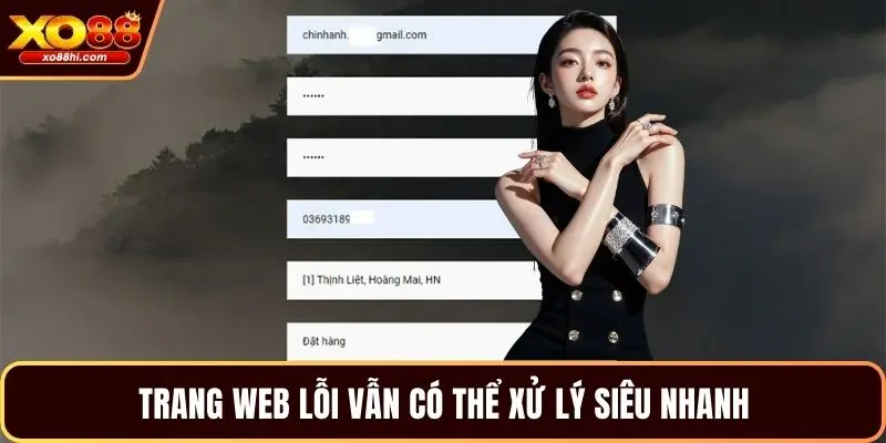 Trang web lỗi vẫn có thể xử lý siêu nhanh 